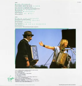 VL 2368 : label Virgin bleu.