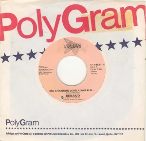 1983, 
"Ma chanson leur a pas plu..." / "Déserteur", 
TF-1984-146.