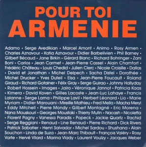 1989,
"Pour toi Arménie" / "Ils sont tombés",
pressage portuguais : 2033087.