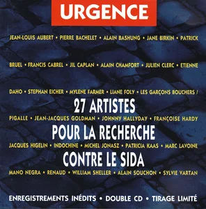 1992, 
"Urgence", 
Institut Pasteur, recherche contre le sida, 
Renaud : "Toute seule à une table".