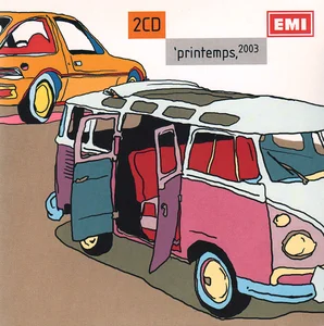 2003, 
"EMI, printemps 2003",
Renaud : "Mon bistrot préféré" (CD1),
2 CDs,
VISA 7264, compilation EMI Music France.