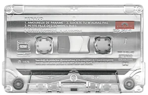 Transparente, logo rouge, MADE IN HOLLAND.