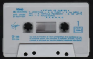 50600 (blanche, écritures bleues).