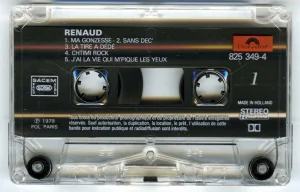 825 349-4 (transparente, logo rouge, MADE IN HOLLAND).