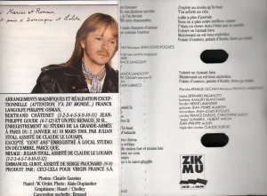 Avec inscription "à Marius..." sur la photo avec le foulard gris.