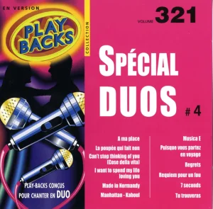 2002,
"Play-backs volume 321 # 4",
Renaud en duo avec Axelle Red : "Manhattan-Kaboul",
PL 23321 CODE 875,
Éditions Pluriel, 2 CDs.