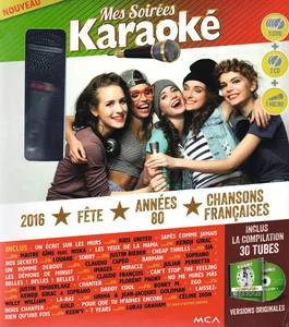 2016,
"Mes soirées karaoké",
Renaud : 
"Mistral gagnant" (DVD chansons françaises vol. 2),
"Morgne de toi" et "Dès que le vent soufflera" (CD),
53772089, MCA.