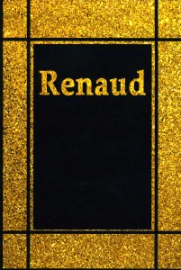 2022,
"Renaud",
c'est un carnet reprenant un peu l'histoire de Renaud en dessus de page,
le rets étant libre pour écrire et coller un photo,
Amazon Fulfillment, Pologne.