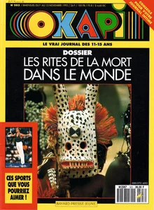 1992,
"Okapi N°503",
Rendez-vous avec Renaud,
4 pages.