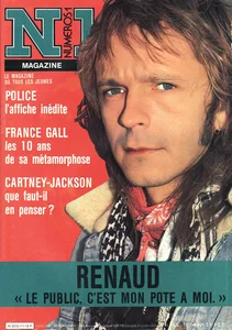 Février 1984,
"Magazine N°11",
Renaud, le public c'est mon pote à moi,
8 pages.