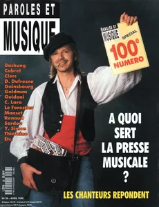 Avril 1990,
"Paroles et musique N°28",
à quoi sert la presse ?
Réponse de plusieurs artistes dont Renaud,
1 page.
