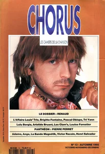 Octobre-novembre-décembre 1995,
"Chorus N°13",
le dossier Renaud, 
23 pages.