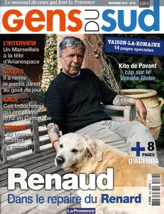 Novembre 2012,
"Gens du Sud N°18",
Renaud, marche à l'ombre,
4 pages.