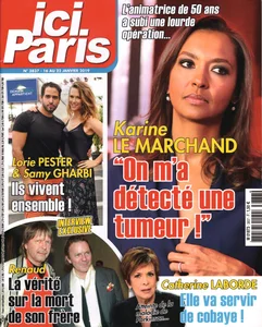 Janvier 2019,
"Ici Paris N°3837",
Renaud, la vérité sur la mort de son frère,
2 pages.