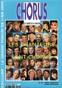 Janvier-février-mars 2000,
"Chorus N°30",
Renaud, 2 photos et petits textes.