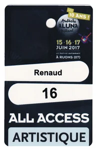 17 juin 2017,
Ardèche Aluna festival.