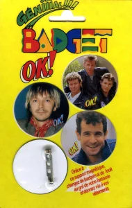 Pack de badges issus du magazine OK.