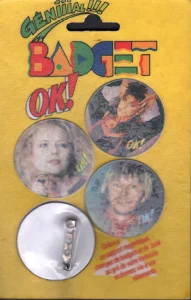 Pack de badges issus du magazine OK.