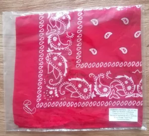 2023,
bandana offert par les Édition Achette (premier modèle).