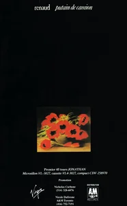 1988,
"Putain de camion",
publicité pour "Jonathan",
recto seul en papier cartonné.