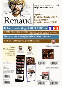 2003,
"Boucan d'enfer",
campagne publicitaire pour l'album et de nombreux autres CDs,
en livret s'ouvrant sur la longueur,
en papier cartonné.