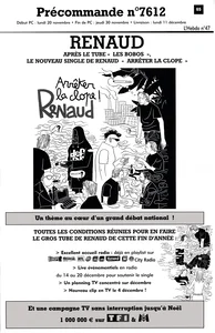 2006,
"Arrêter la clope !",
campagne publicitaire pour l'album,
recto/verso en papier simple.