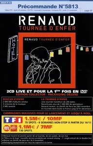 2003,
"Tournée d'enfer",
campagne publicitaire pour les CD et DVD de la tournée,
recto/verso en papier glacé.