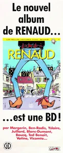 1986,
publicité pour la sortie de : "Les belles histoires d'Onc. Renaud, La bande à Renaud 1".