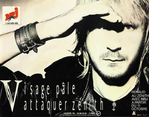 1988, 
"Visage pâle",
Zénith de Paris (affiche géante).