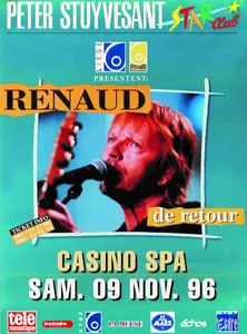 1996,
"Le Casino de Spa",
Belgique.