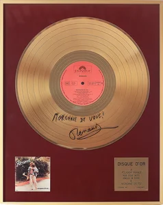 Décembre 1987,
Morgane de toi,
25 000 unités vendues en Suisse.
Disque d'Or.