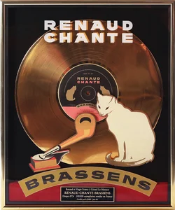 Juin 1996,
Renaud chante Brassens,
100 000 exemplaires vendus en France,
Disque d'Or.