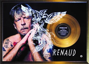 Renaud,
plus de 10 000 albums vendus en Belgique.
Disque d'Or.