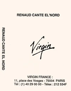 1993, 
Renaud cante El'Nord,
test pressing.