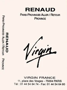 1996, 
Paris-Provinces,
test pressing.