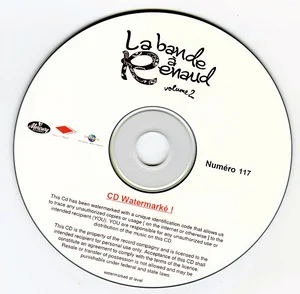 Le CD watermarké.