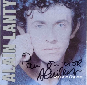 1990,
CD 10 titres,
"Atlantique",
dédicacé à Marche-en Famenne ce 1/03/2003.