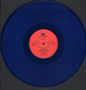 Le vinyle bleu