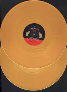 Les 2 vinyles oranges /bruns.