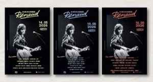 2026, 
50 ans de carrière,
les 3 dates.
