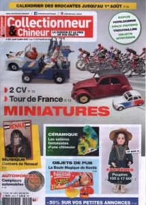 3 juillet 2025,
"Collectionneur & Chineur n°440",
Renaud : "L'univers de Renaud",
2 pages.